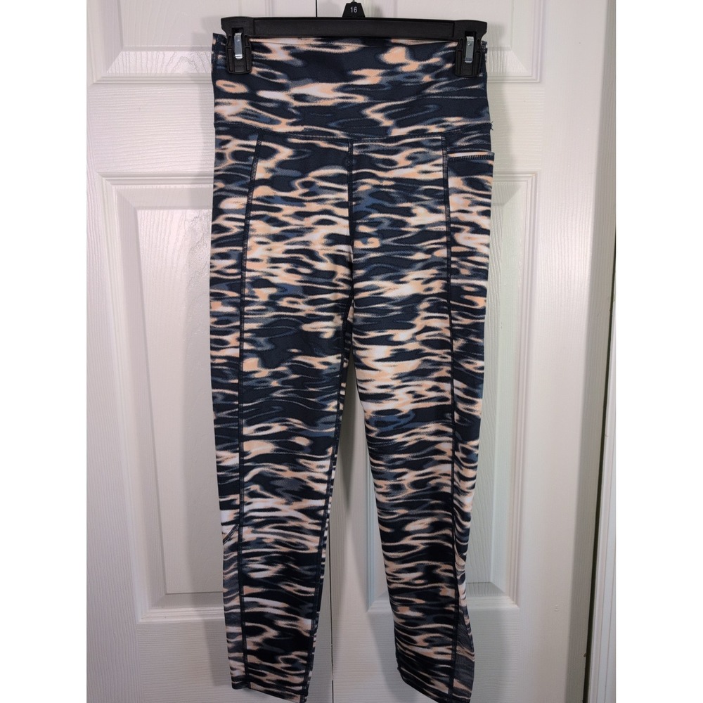 Sweaty Betty The Super Sculpt 7/8 Length Leggings Women Size S Blue/Pink